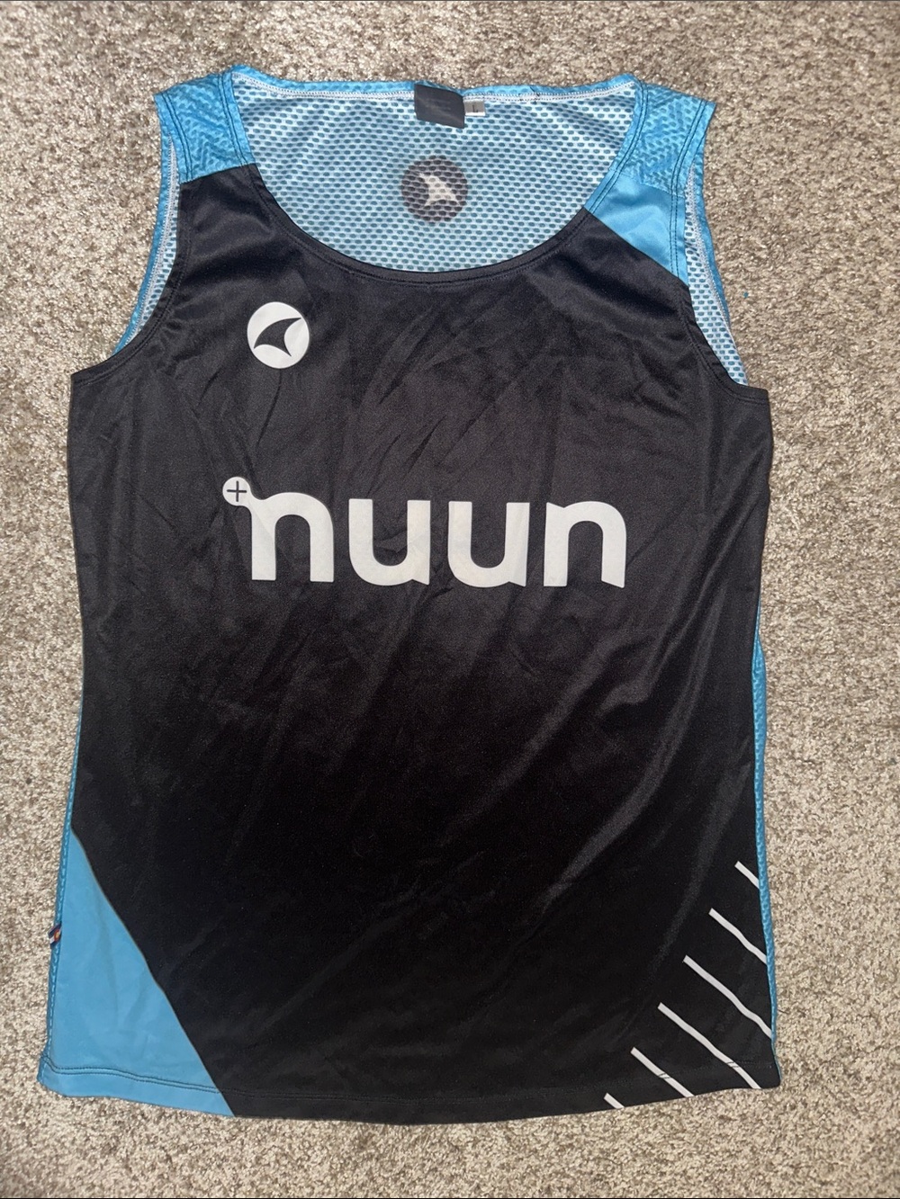 Nuun Women's Black & Light Blue Pactimo top